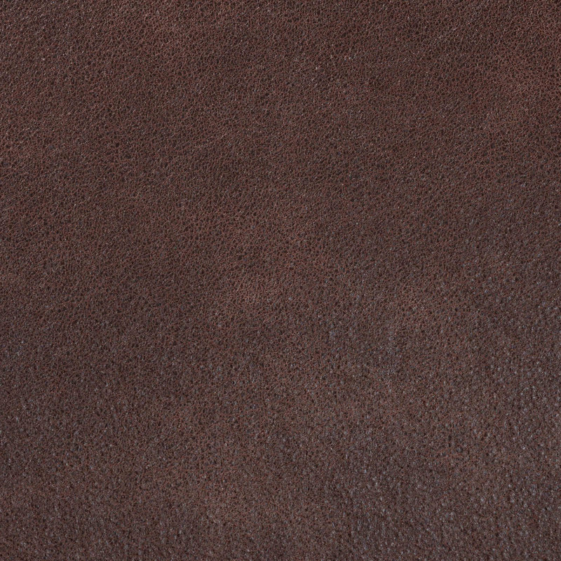 Christa Brown Faux Leather Upholstered Wood Sofa