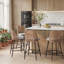 Upholstered Chenille Bar Stool-1923826749