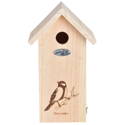 Cabane à oiseaux 12 po x 7 po x 6 po Klutsch Great Tit