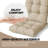 4" Thick Sunbrella Seat/back Cushion For Adirondack Chair-111120630-111120632