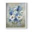 «Blue Garden II», reproduction encadrée - bois massif-310070301-310070370