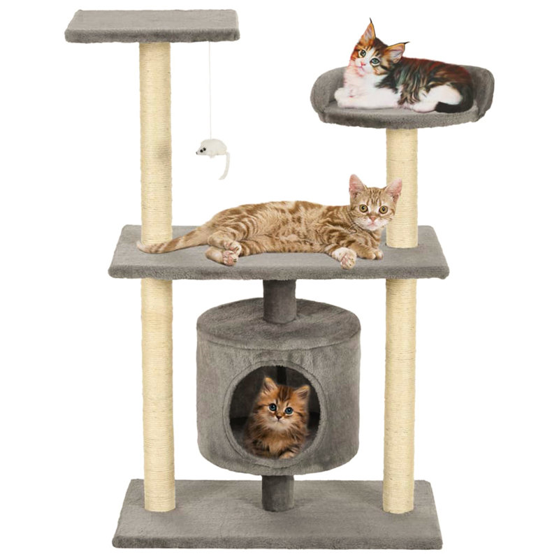 Wareham 95cm H Cat Tree, Grey