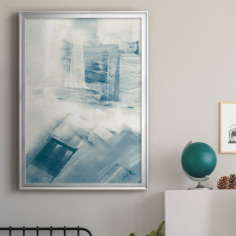 Wind Blown II Silver Framed Abstract Print
