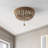 Solid Wood Flush Mount