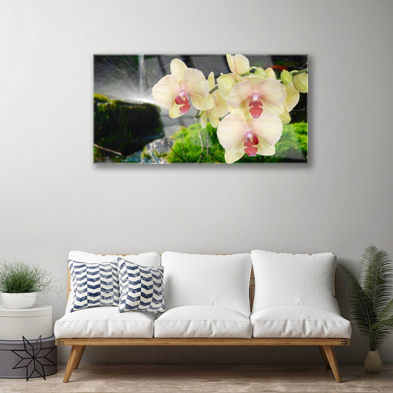 Floral Trees - No Frame Print on Glass