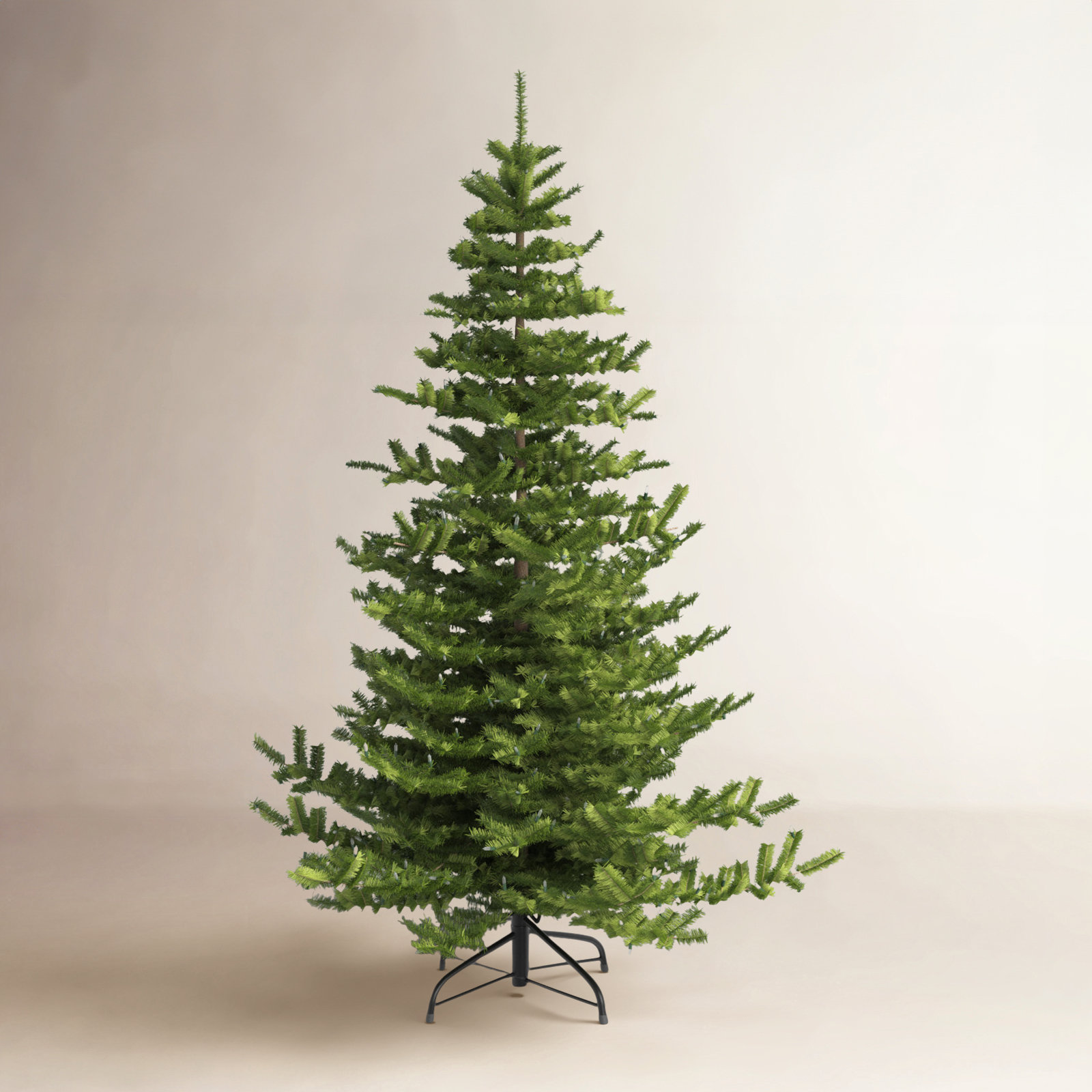 Lighted Artificial Christmas Tree, 7.5' H