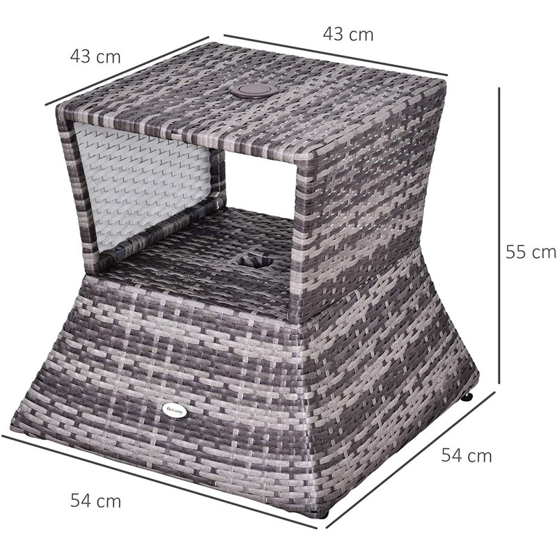 Nantan Bistro Table with Parasol Hole