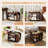 3-Tier Side End Table With Universal Wheels