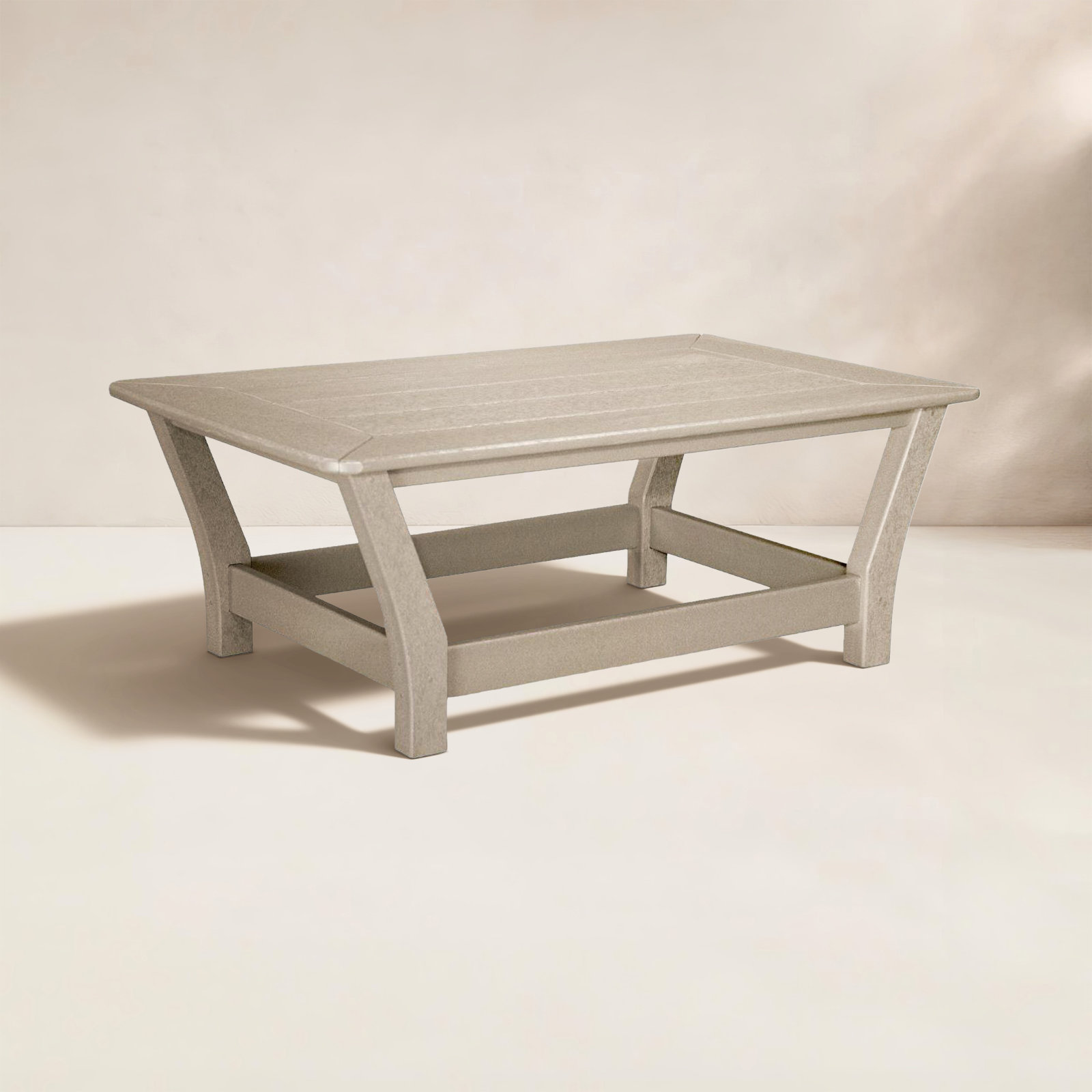 POLYWOOD® Harbour 27" Patio Table, Sand