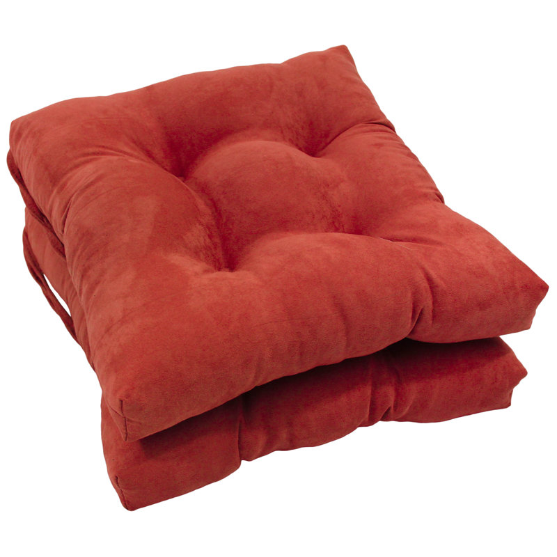 Coussin de chaise de salle à manger d'intérieur, Rouge cardinal