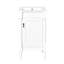Rangement pour salle de bain avec porte - Construction compacte durable pour les petites salles de bain