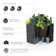 Slat Rectangular Self Watering Planter Box