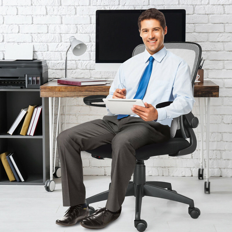 Inbox Zero Cotton Office Chair