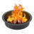 Fire Pit Ring w/ BBQ Fire Ring Outer Steel DIY Campfire Firepit-59516488
