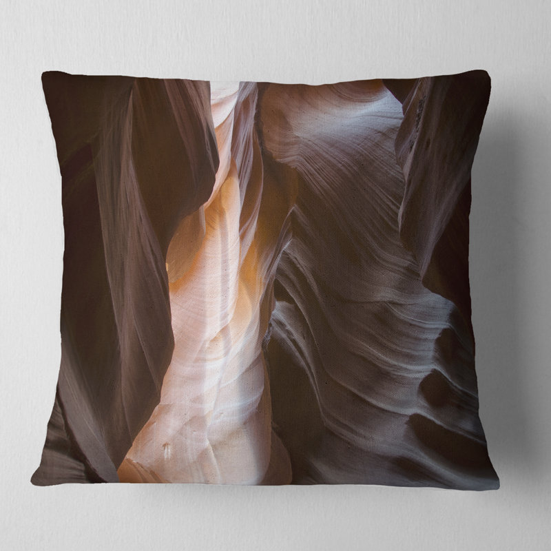 Landscape Designart Square Pillow Cover & Insert, 16" x 16"