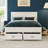 Stylish Solid Wood Platform Bed with Six Drawers for Maximum Storage-1973796923