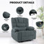 Fauteuil inclinable avec massage et vibration chauffante-1969352983