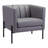 Faux Leather Armchair-2042590823
