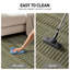 Tapis d'intérieur Vertical Dash vert sauge tissé à la machine, doux et moelleux, à hauteur variable.-1072848000-1072848006