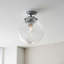 Waldport Glass Semi Flush Mount