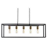 Bas 5 - Light Dimmable Kitchen Island Square / Rectangle Chandelier