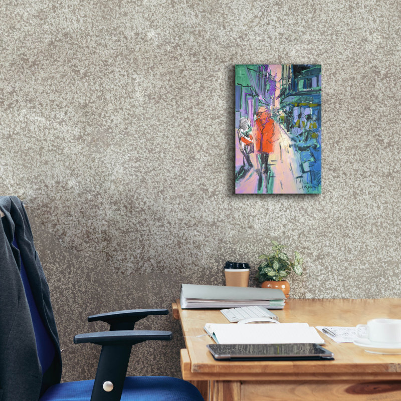  «Leisure Time 3» par Dorothy Fagan, art mural sur toile, H 18 po x l 12 po