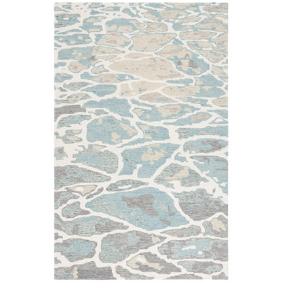 Tapis en coton / ivoire Waldeck