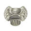BARRINGTON PINCHED RECTANGLE KNOB; ANTIQUE NICKEL FINISH