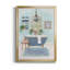 «Blue Bath I», peinture sur toile encadrée-2142061343-2142061338