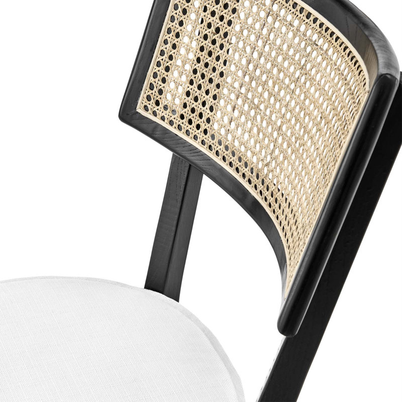 Modway Caledonia Wood Dining Chair, White