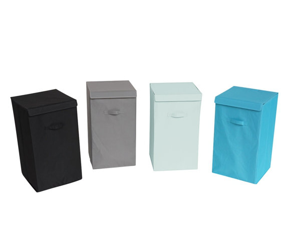 Tusk Fabric Laundry Hamper with Handles, Aqua