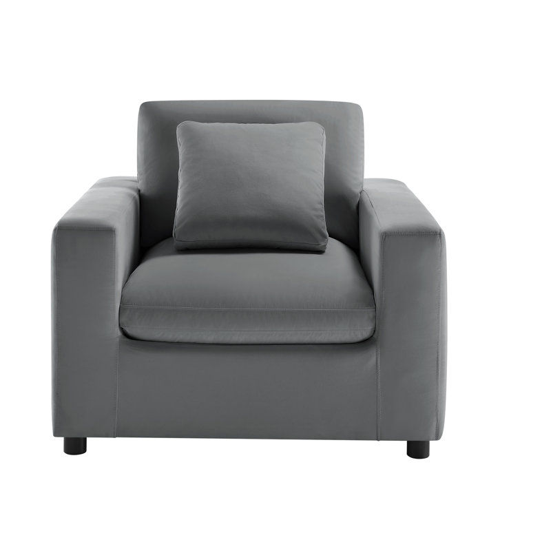Fauteuil moderne - gris anthracite, Charcoal