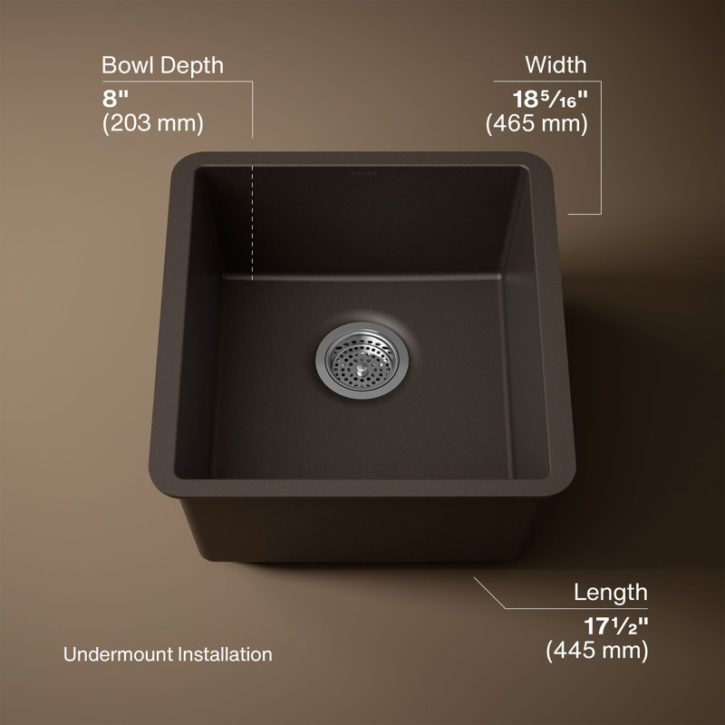 Billings 17-1/2" undermount bar sink