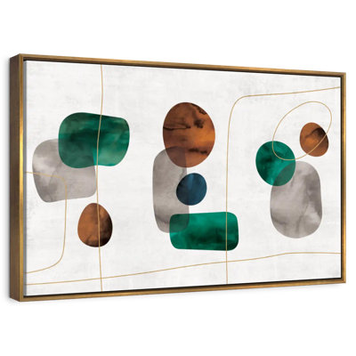 Emerald And Amber Shapes