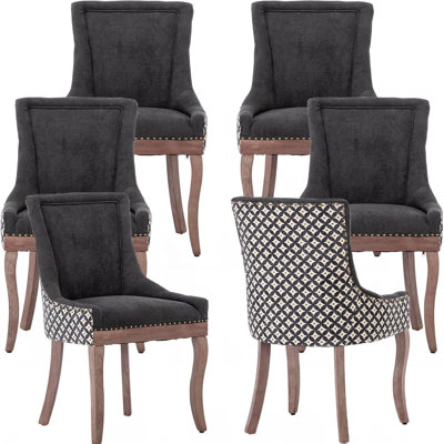 52cm H Tufted Upholstered Side Chair