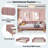 Upholstered Daybed With 4 Support Legs-797395377