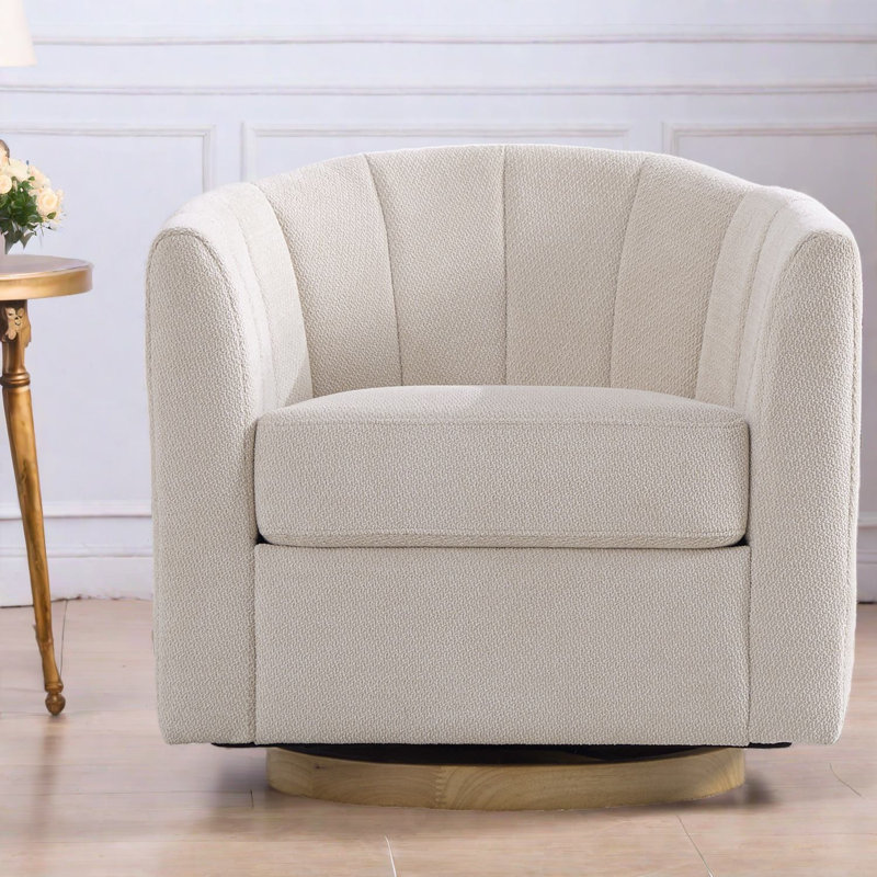 Chaises d'appoint pivotantes avec rangement, chaise de maison moderne en bois de chenille
