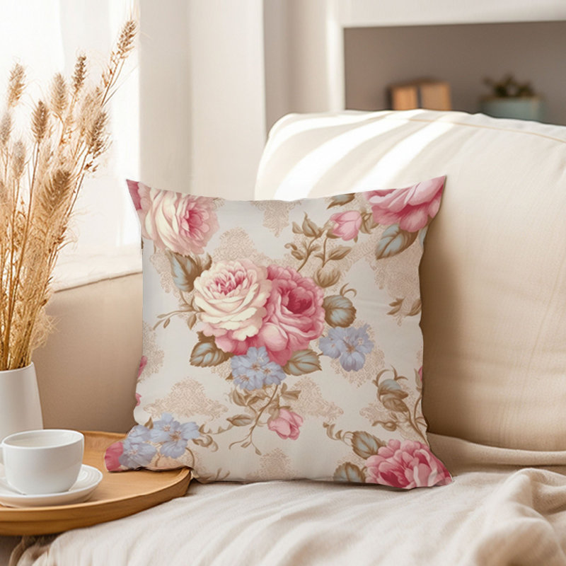 Floral Flower Dreams XI Shabby  Elegance, 16"H x 16"W