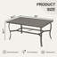 Table de salle à manger d'extérieur en aluminium avec trou pour parasol Colby-1511614503-1511614497