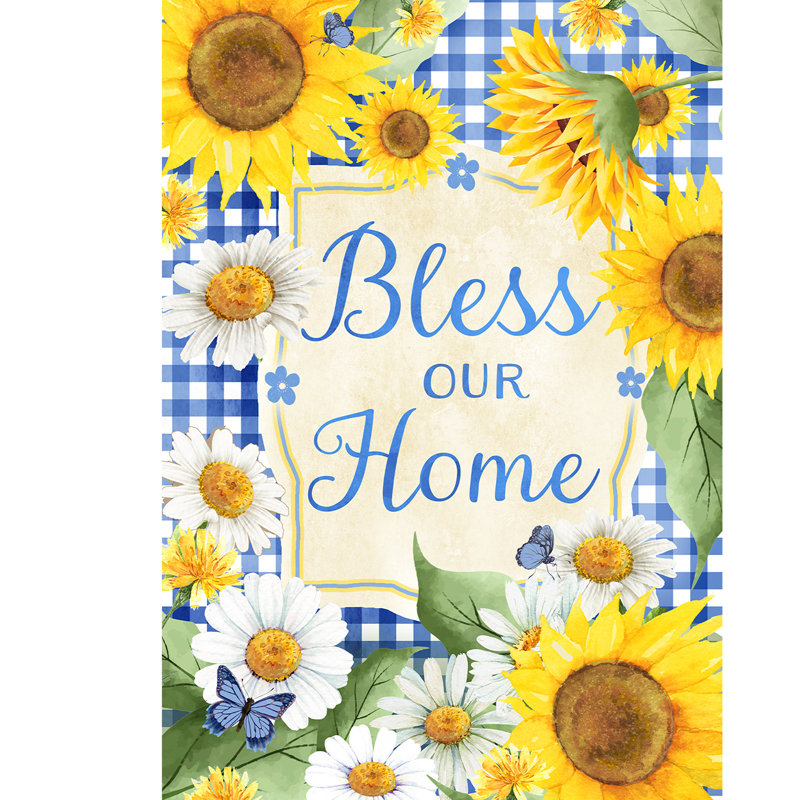 Drapeau de jardin Bless This Home