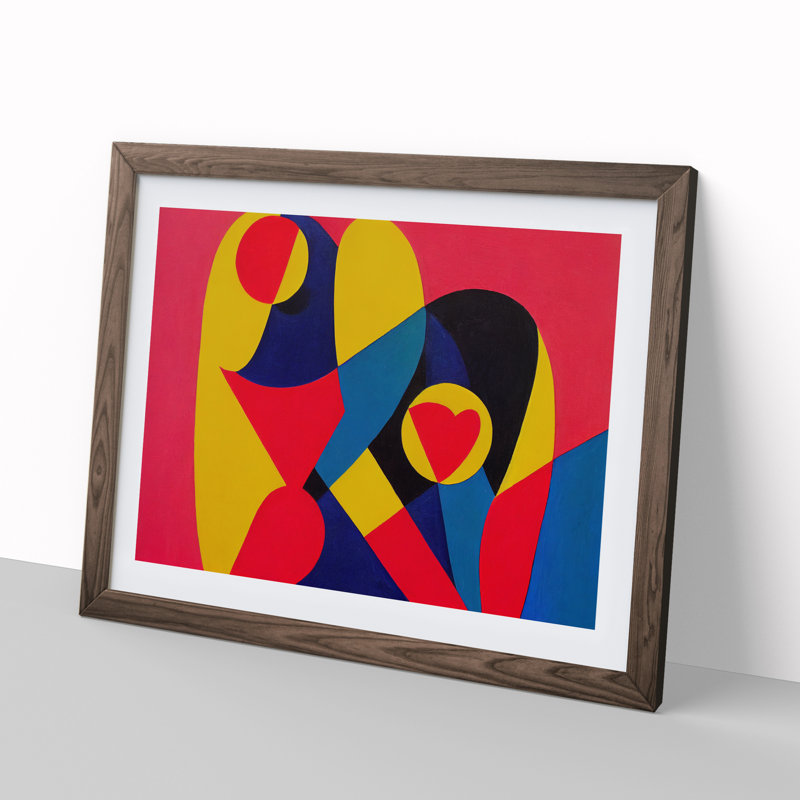 XH1022-10312X Wonderful Modern 1 Piece Single Picture Frame Wall Art, 25cm H x 34cm W, Walnut