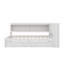 Lit de jour double en bois avec rangement intégré, éclairage USB / DEL et cadre de lit à deux tiroirs-306126842