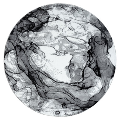 Tapis gris / noir Devola