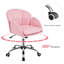 Desk Chair With Petal-shaped Backrest-344815570