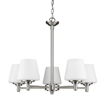 Lustre classique/traditionnel ombré 5 lumières Vangundy