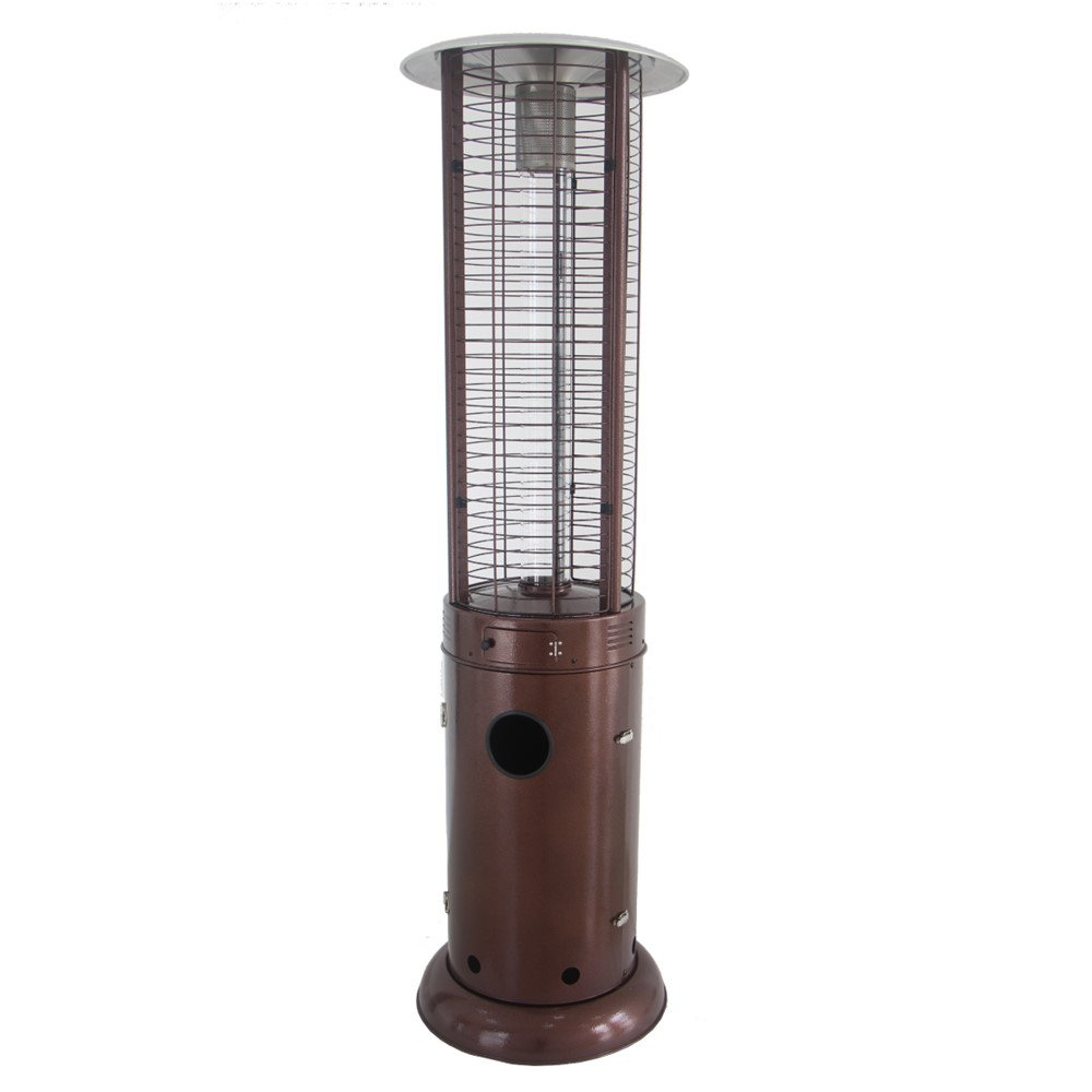 AZ Patio Heaters Glass Cylinder 41,000 BTU Standing Patio Heater ...