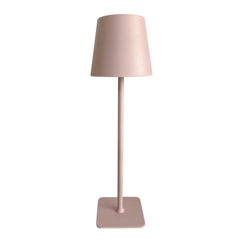 Mikasa LED Rechargeable Lamp, 14.8 Inch, Pink