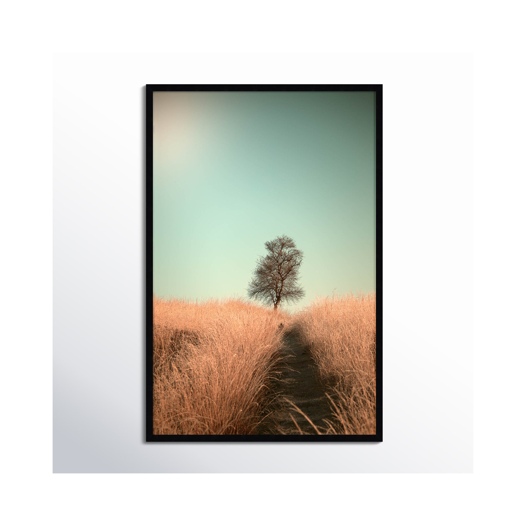 Grass And Path by Jaap Van Den, Black, 28" W x 41" H