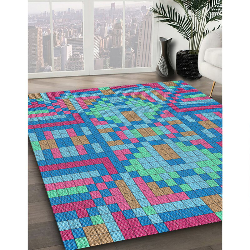 Shady Geometric Indoor Rug, Rectangle 8' x 10'
