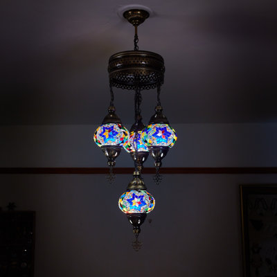 Karlie 4 - Light Bronze Cluster Pendant